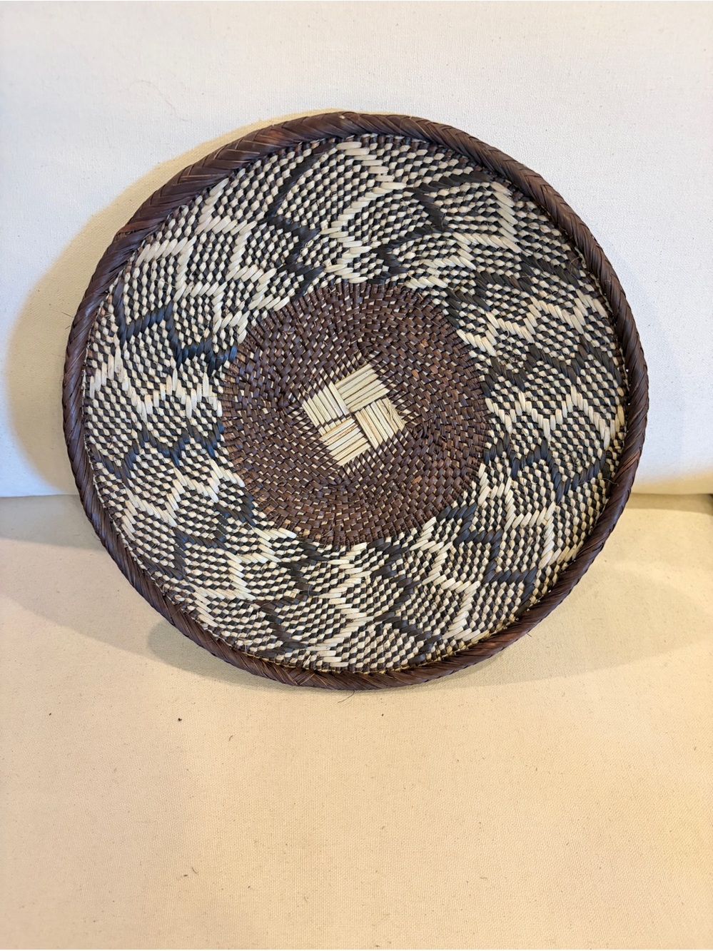 NEW Africa Woven Basket. Made by the Binga people of Zambia/Zimbabwe